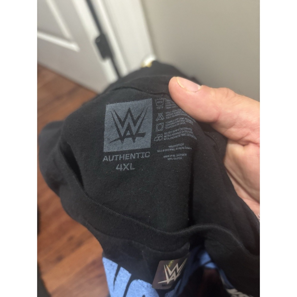 wwe Authentic Wrestlemania Edge Vs Styles T Shirt 4XL - Picture 4 of 4